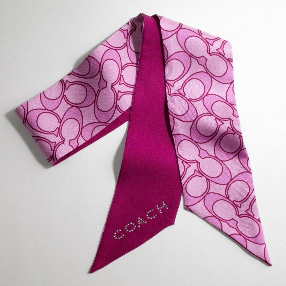 OUTLINE SIGNATURE PONYTAIL SCARF $42.00