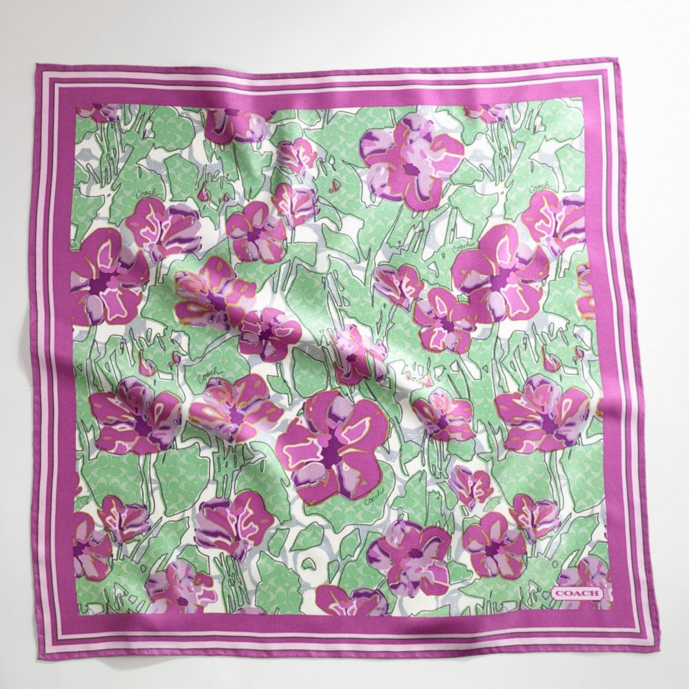 MADISON FLORAL SIGNATURE NECKERCHIEF $78.00