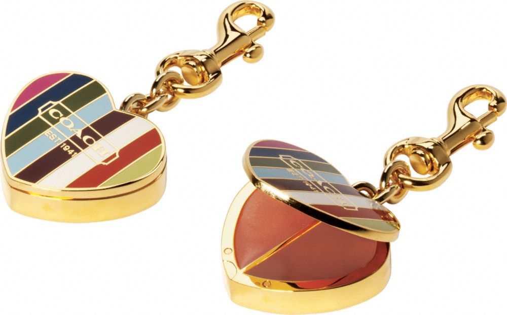 Coach Official Site - COACH LEGACY LIP GLOSS CHARM : pouches charm lipgloss lipstick bags