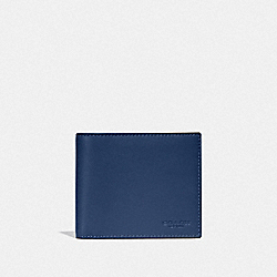 COACH 3 In 1 Wallet In Colorblock - DEEP BLUE/PRUSSIAN - C2648