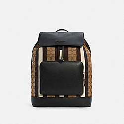 COACH TURNER BACKPACK IN SIGNATURE JACQUARD WITH STRIPES - ONE COLOR - C5295