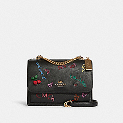 COACH Klare Crossbody With Diary Embroidery - GOLD/BLACK MULTI - C8283