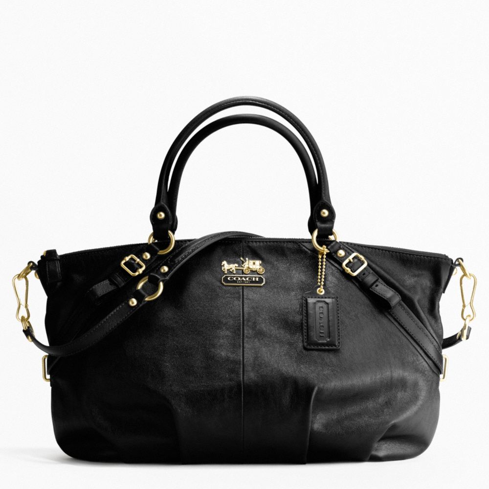 MADISON LEATHER LARGE SOPHIA SATCHEL