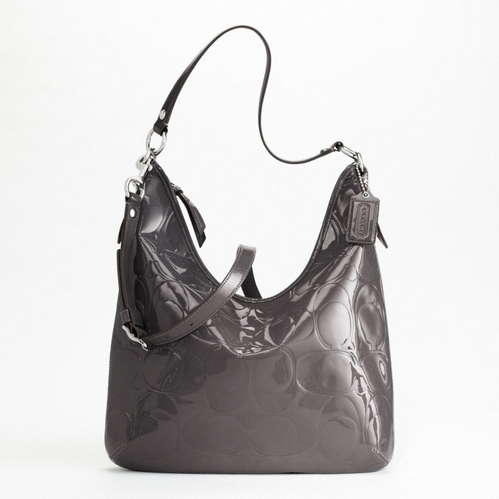 PATENT EMBOSSED CONVERTIBLE HOBO