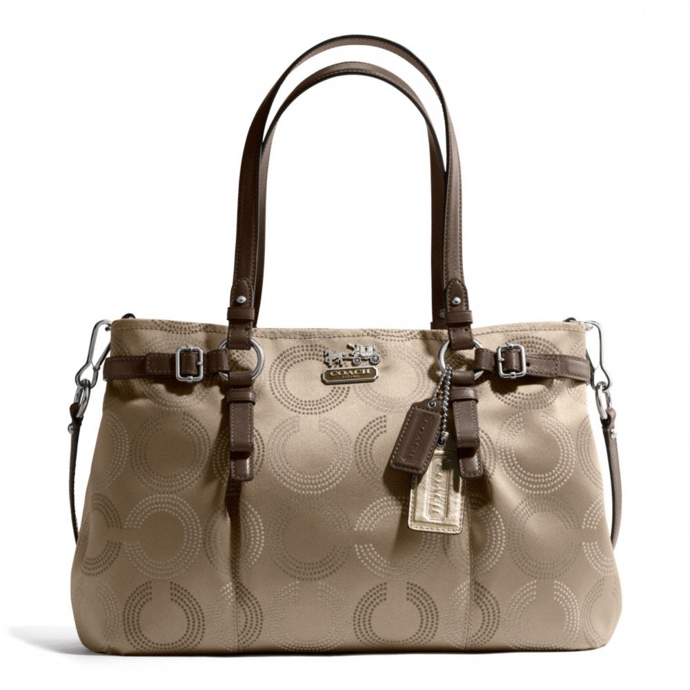 MADISON DOTTED OP ART CARRYALL - COACH f16366 - 31773