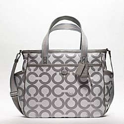 COACH BABY BAG OP ART TOTE - ONE COLOR - F16981
