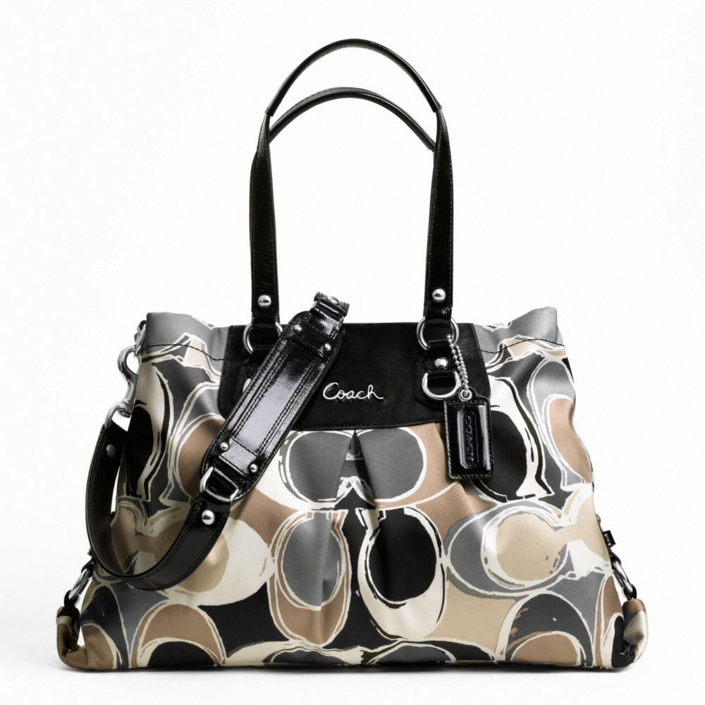 ASHLEY HAND DRAWN SCARF PRINT CARRYALL