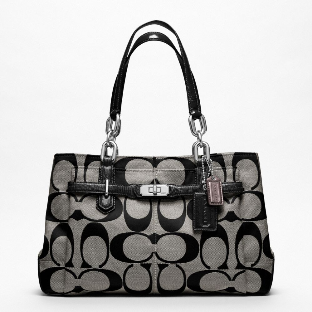 COACH CHELSEA SIGNATURE JAYDEN CARRYALL - ONE COLOR - F17806