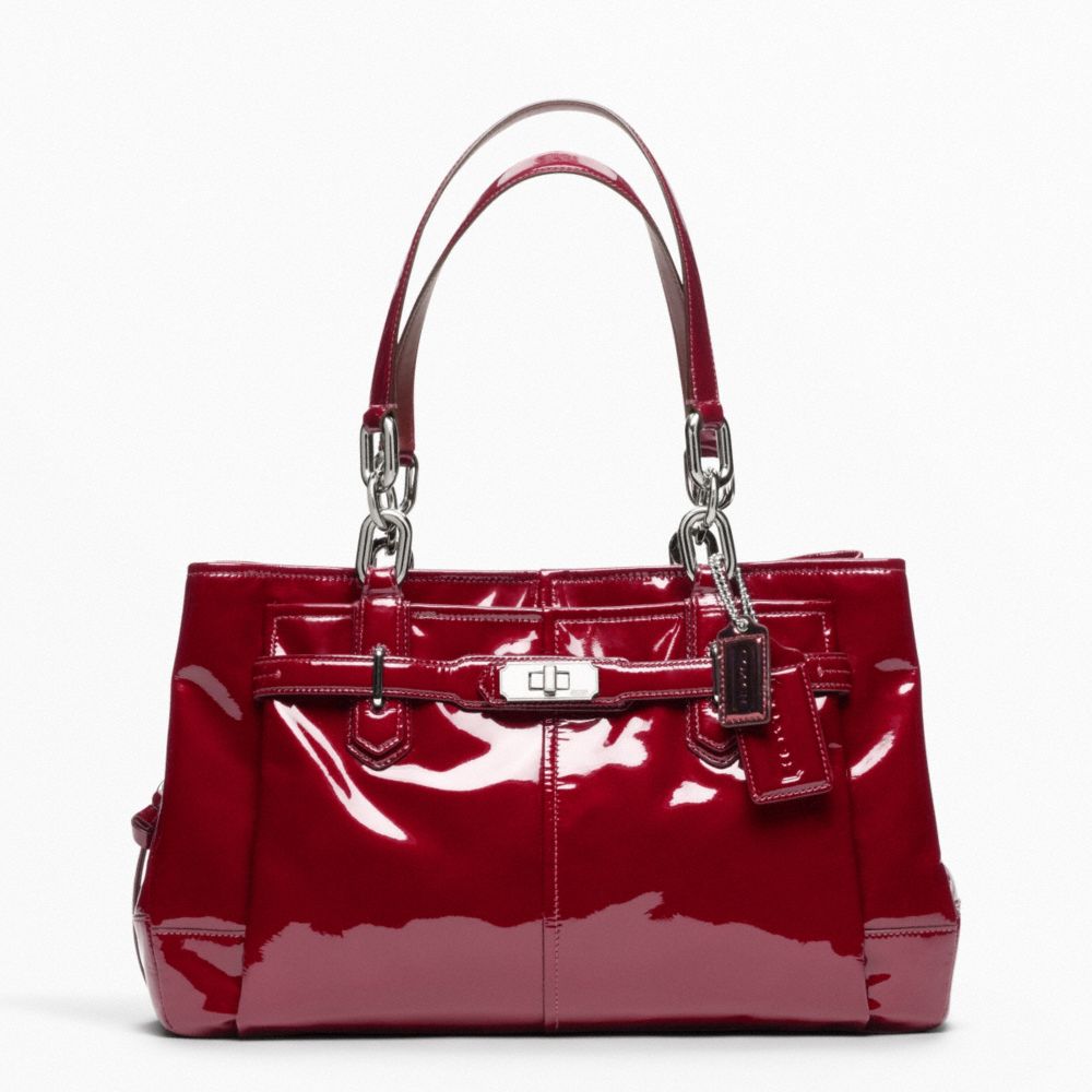 CHELSEA PATENT LEATHER JAYDEN CARRYALL - COACH f17855 - 8971
