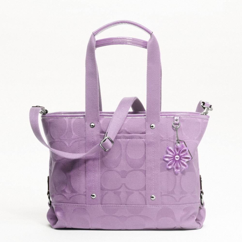 KYRA NYLON SIGNATURE TOTE