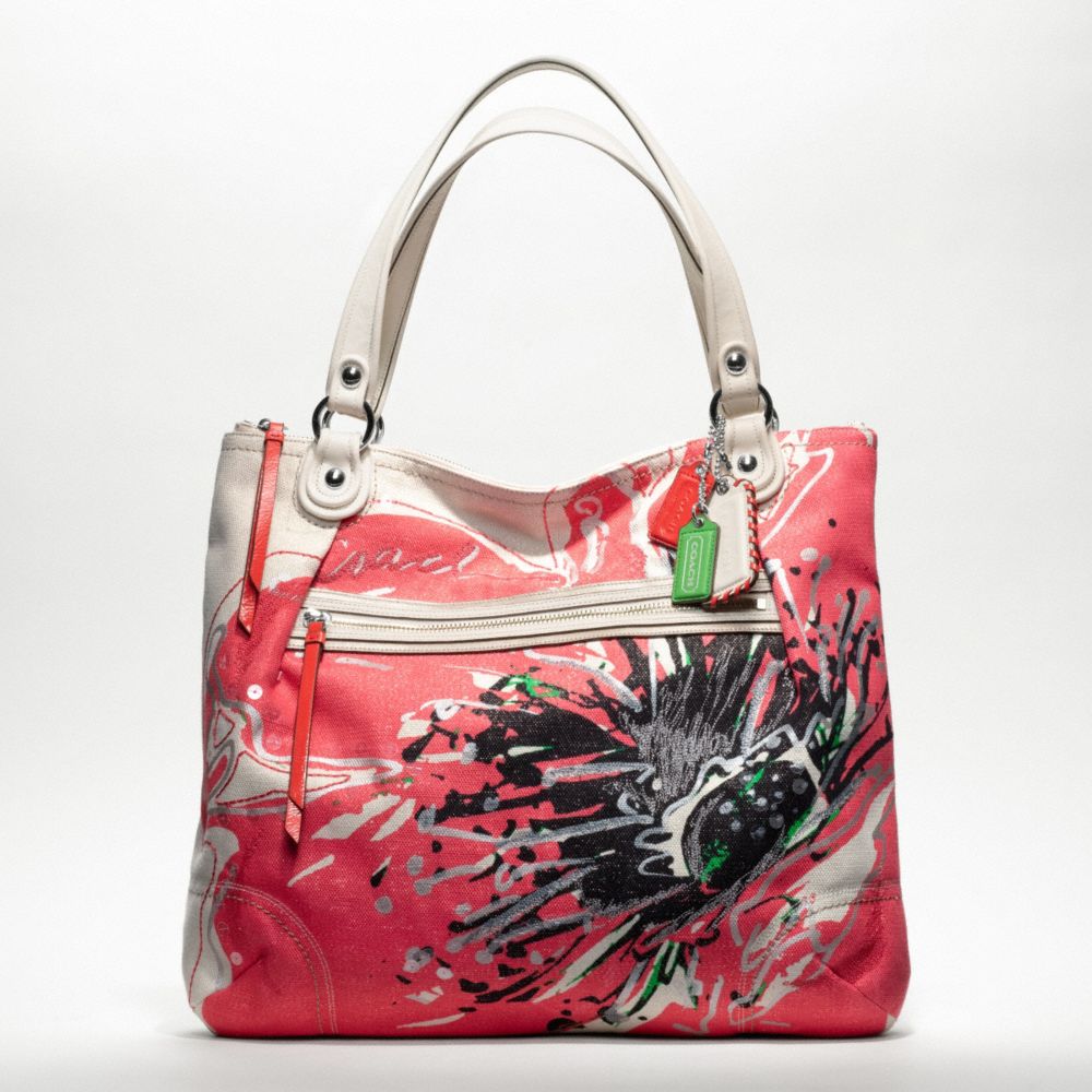 POPPY PLACED FLOWER GLAM TOTE