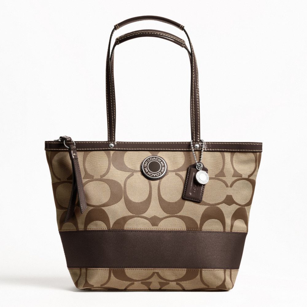 SIGNATURE STRIPE TOTE