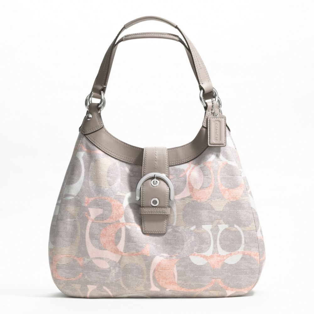 SOHO OPTIC LINEN LARGE HOBO