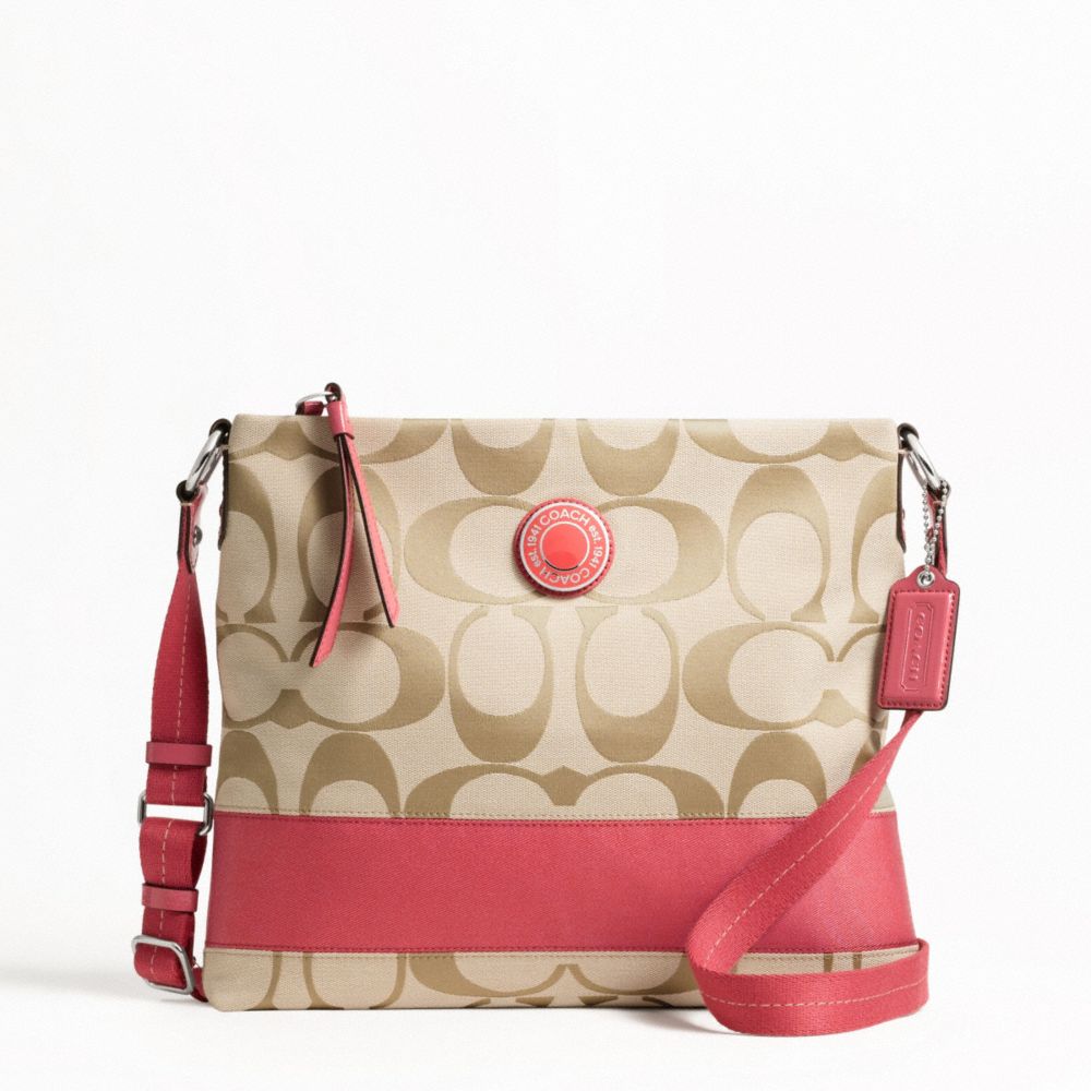 SIGNATURE STRIPE FILE BAG