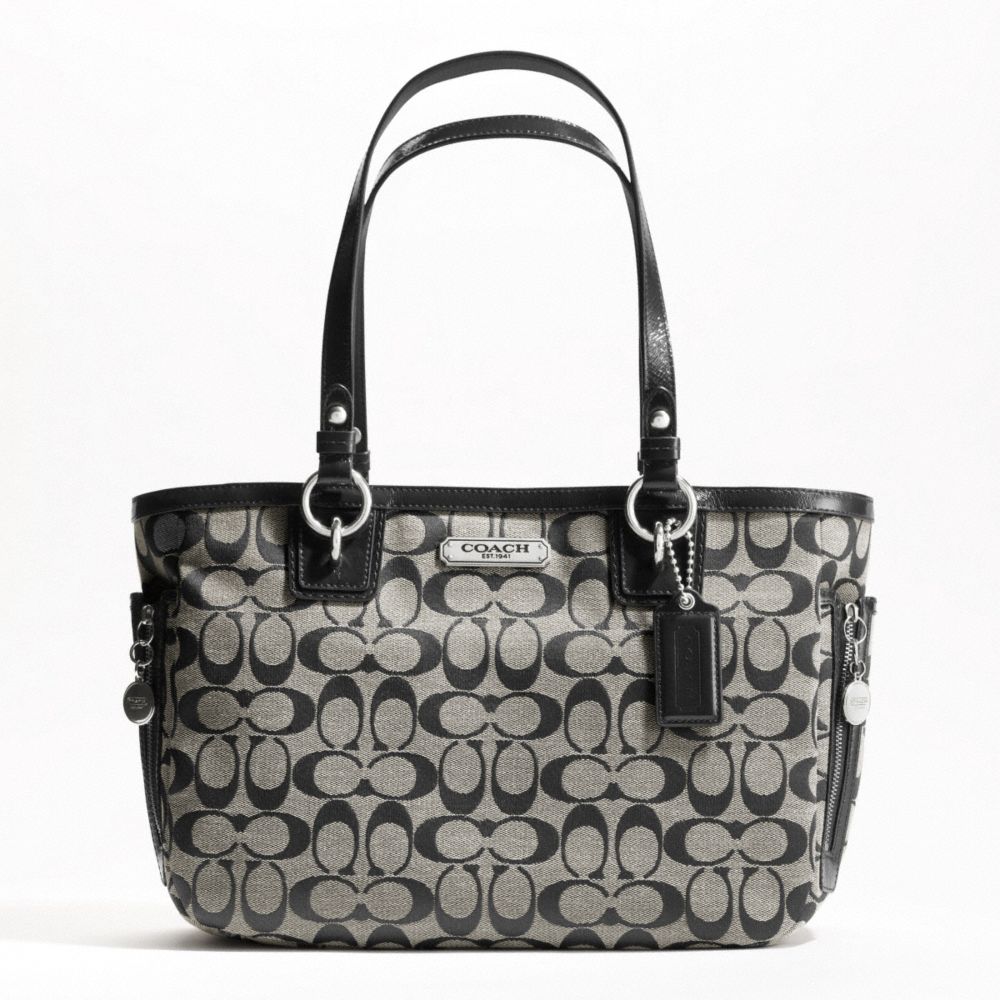 GALLERY SIGNATURE ZIPPER TOTE