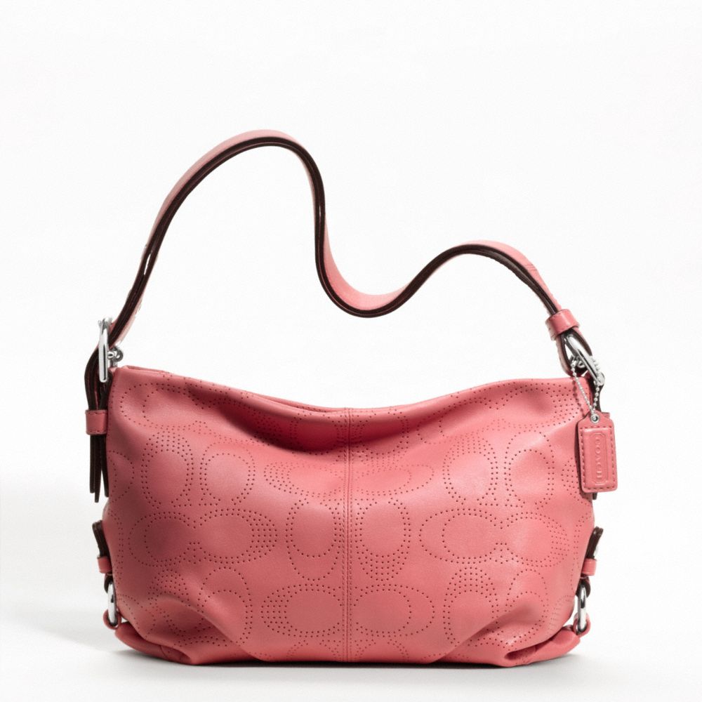 PERFORATED LEATHER DUFFLE