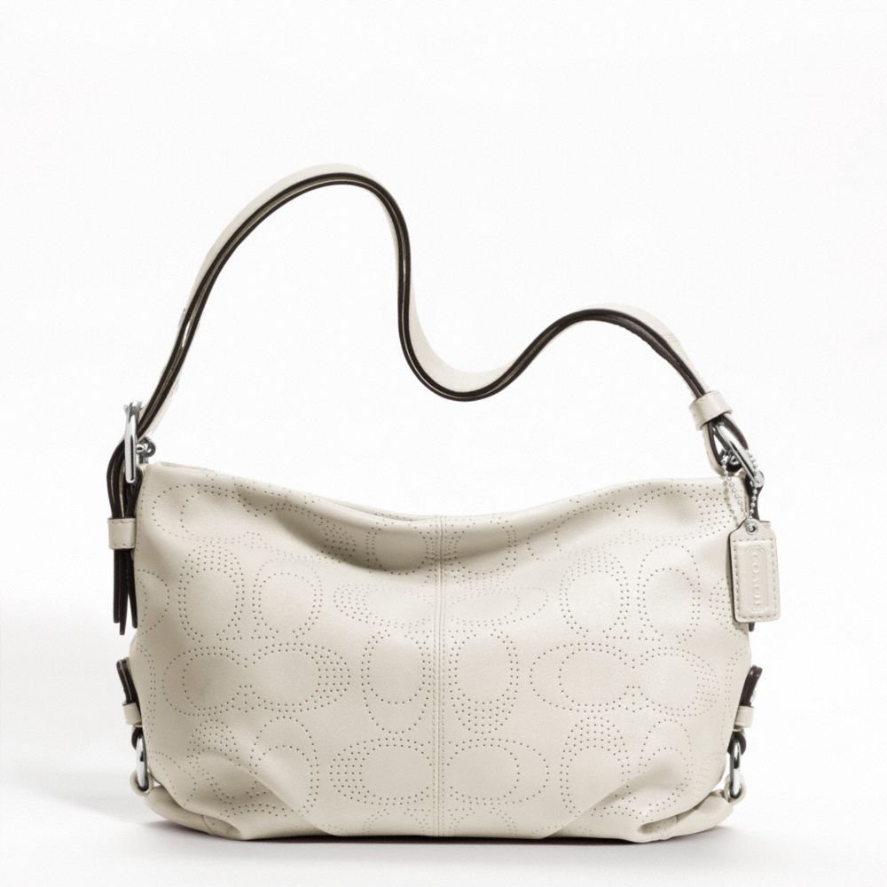PERFORATED LEATHER DUFFLE
