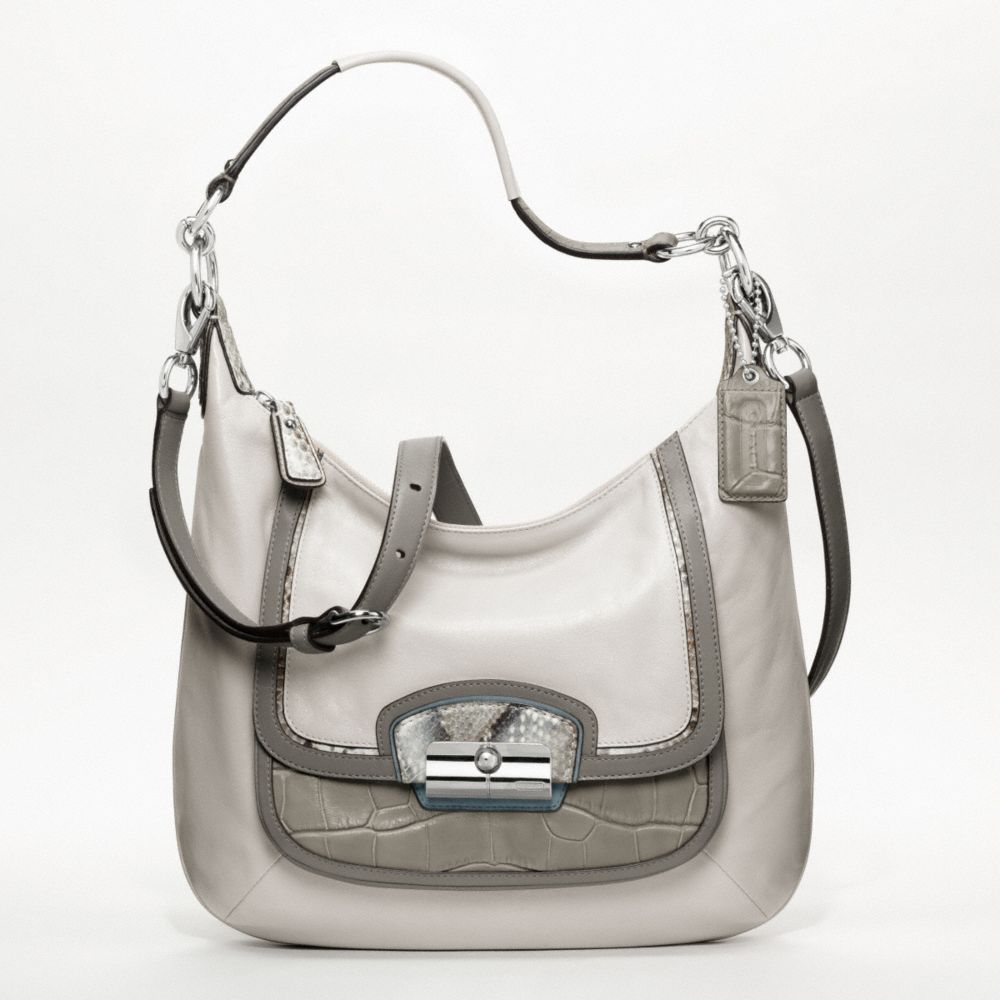 KRISTIN SPECTATOR LEATHER HOBO - COACH f19310 - 17660