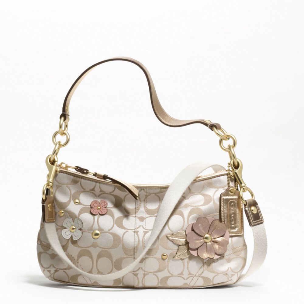 FLORAL APPLIQUE DEMI CROSSBODY