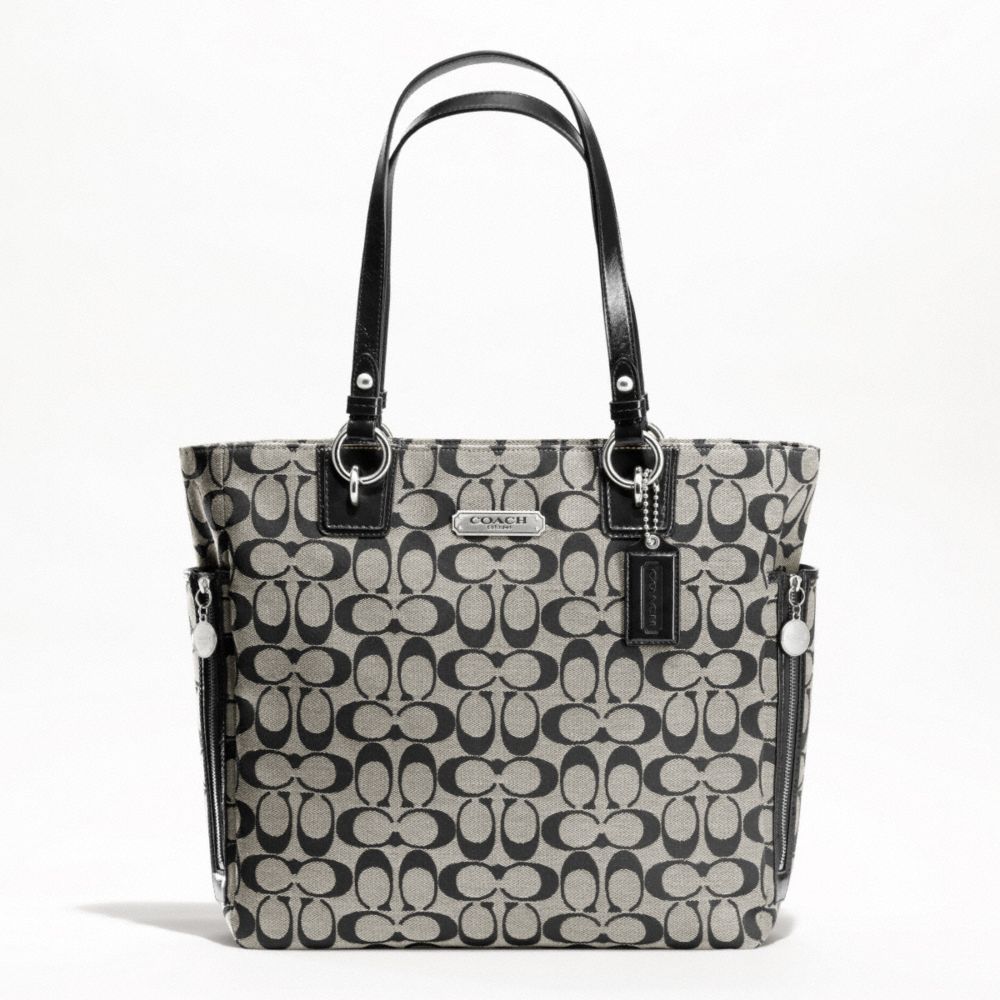 GALLERY SIGNATURE ZIPPER TOTE