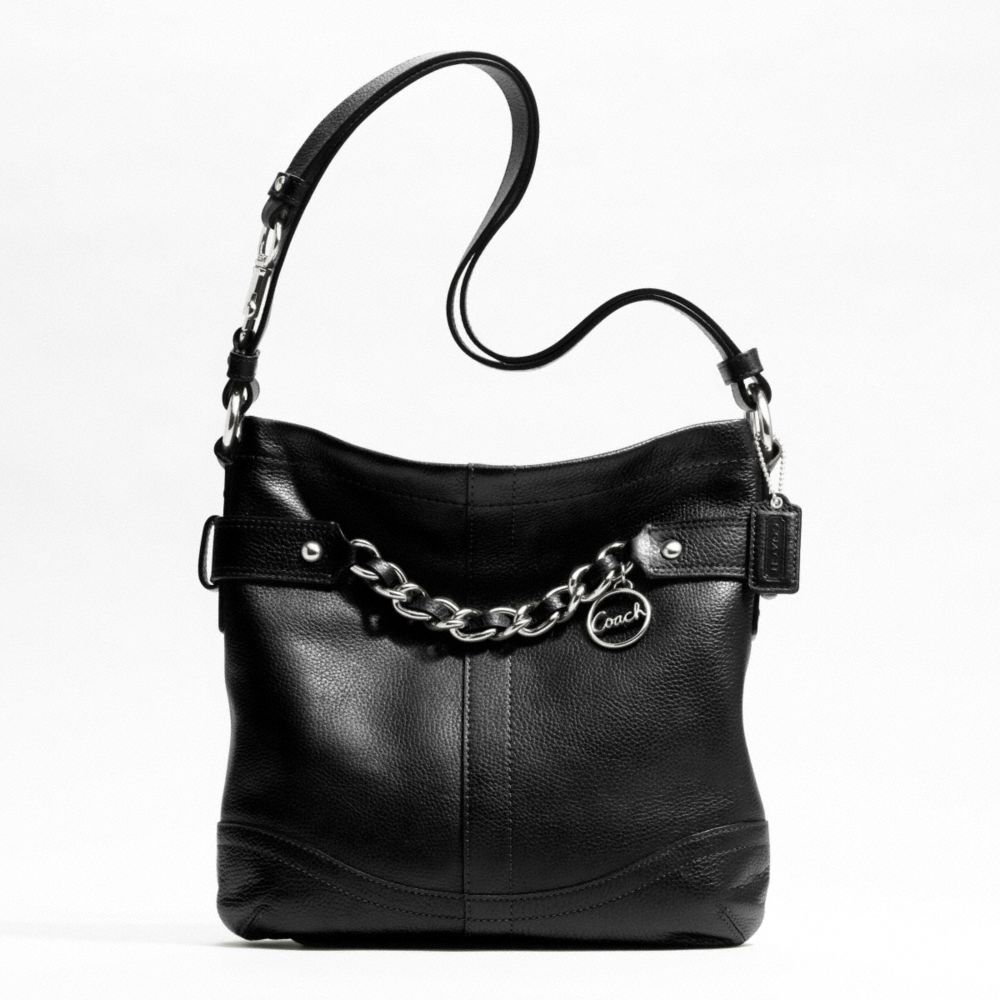 LEATHER CHAIN DUFFLE