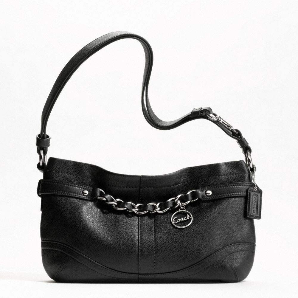 LEATHER E/W CHAIN DUFFLE