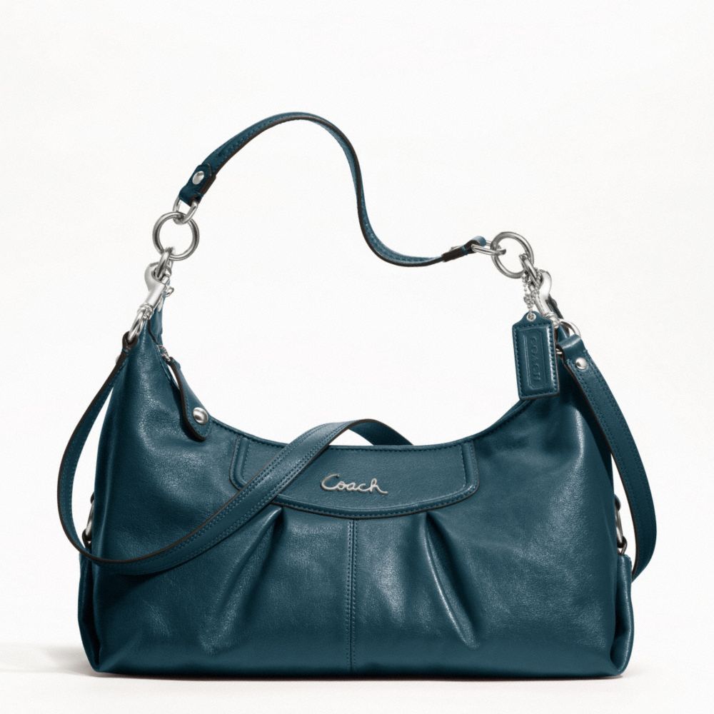 ASHLEY LEATHER CONVERTIBLE HOBO