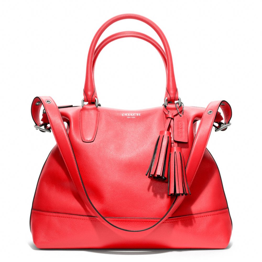 COACH LEATHER RORY SATCHEL - ONE COLOR - F19892