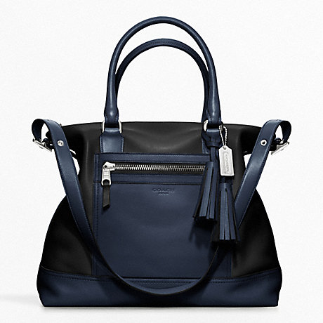COACH COLORBLOCK LEATHER RORY SATCHEL -  - f19902