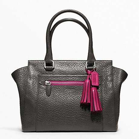COACH TEXTURED LEATHER MEDIUM CANDACE CARRYALL -  - f19926