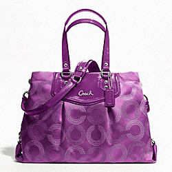 ASHLEY DOTTED OP ART CARRYALL