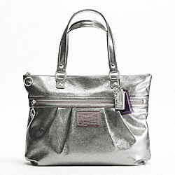 POPPY LEATHER GLAM TOTE