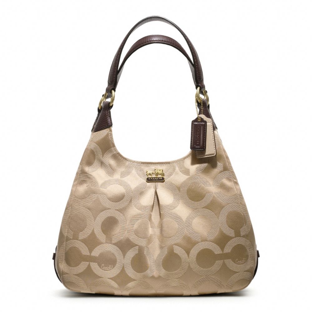 COACH MADISON OP ART SATEEN MAGGIE - ONE COLOR - F21125