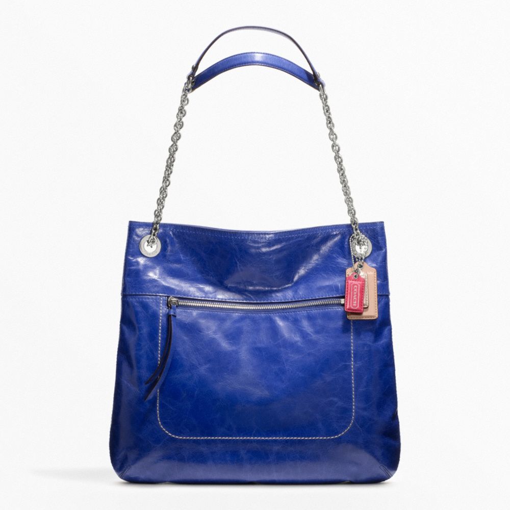 POPPY LEATHER SLIM TOTE - COACH F21199 - 32012