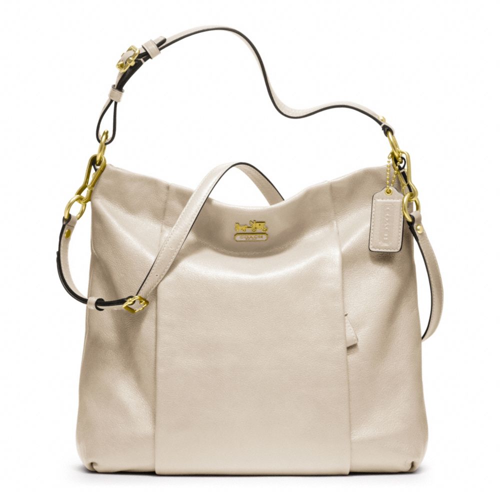 MADISON LEATHER ISABELLE - COACH f21224 - BRASS/PARCHMENT