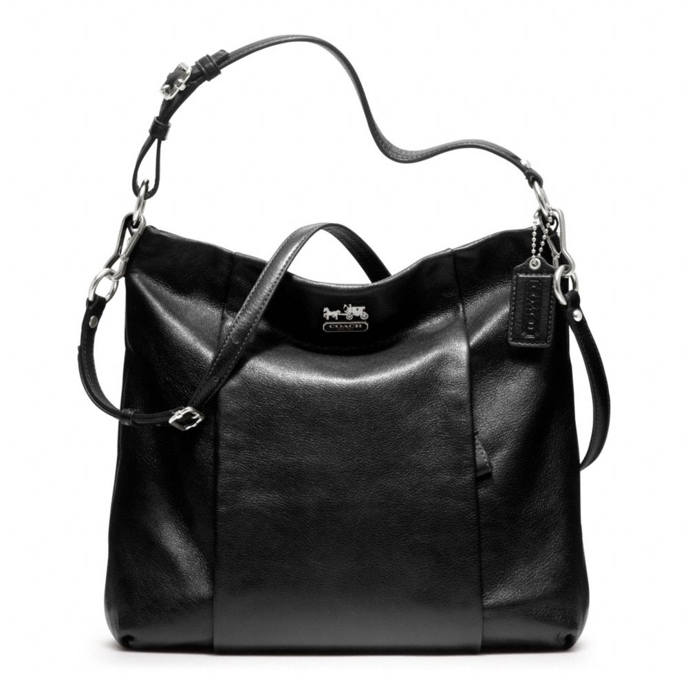 COACH MADISON LEATHER ISABELLE - SILVER/BLACK - F21224