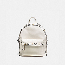 COACH CAMPUS BACKPACK WITH PRAIRIE RIVETS - chalk/Light antique nickel - F21354