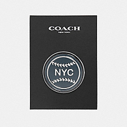 COACH NYC BASEBALL PIN - MULTICOLOR - F21655