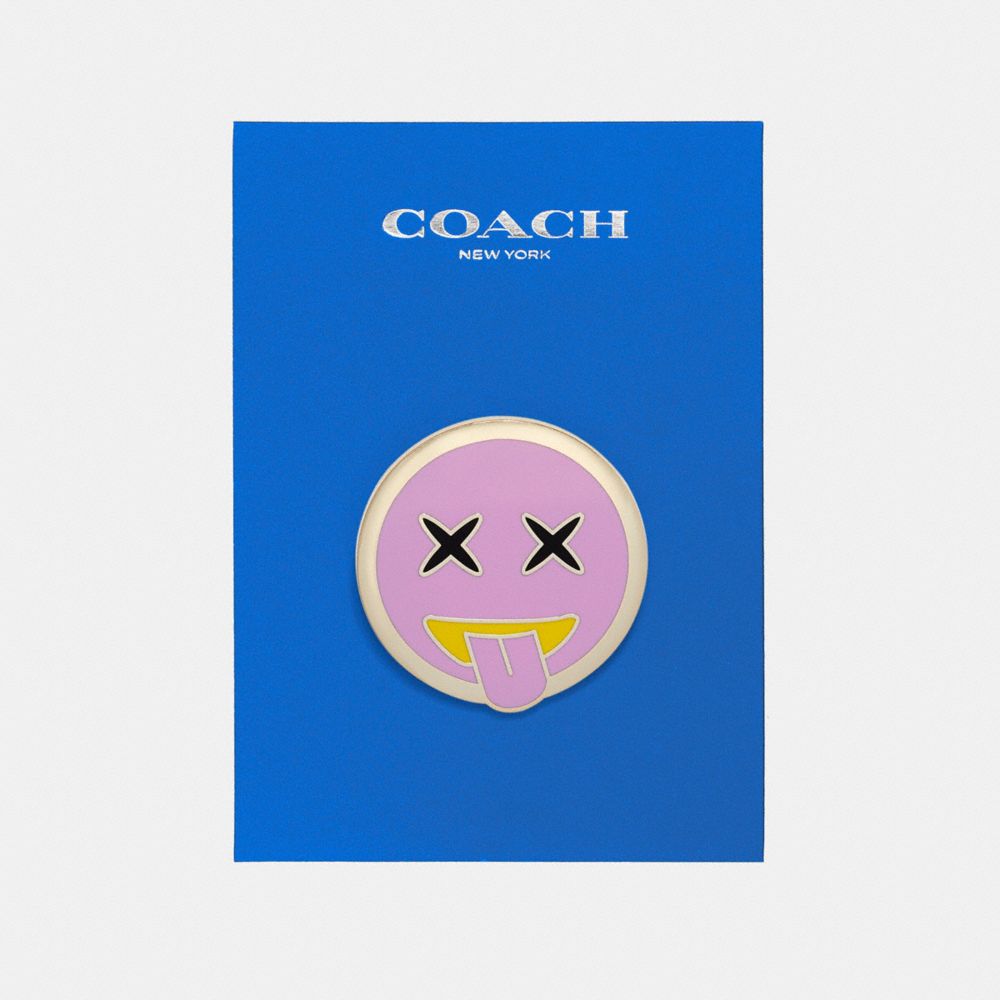 EMOJI PIN - COACH f21666 - MULTICOLOR