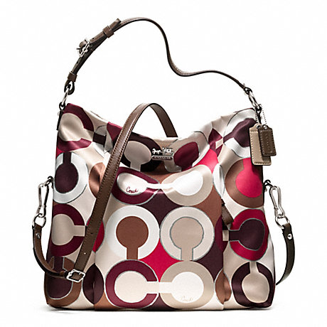 COACH MADISON ISABELLE IN OP ART METALLIC FABRIC -  - f21781