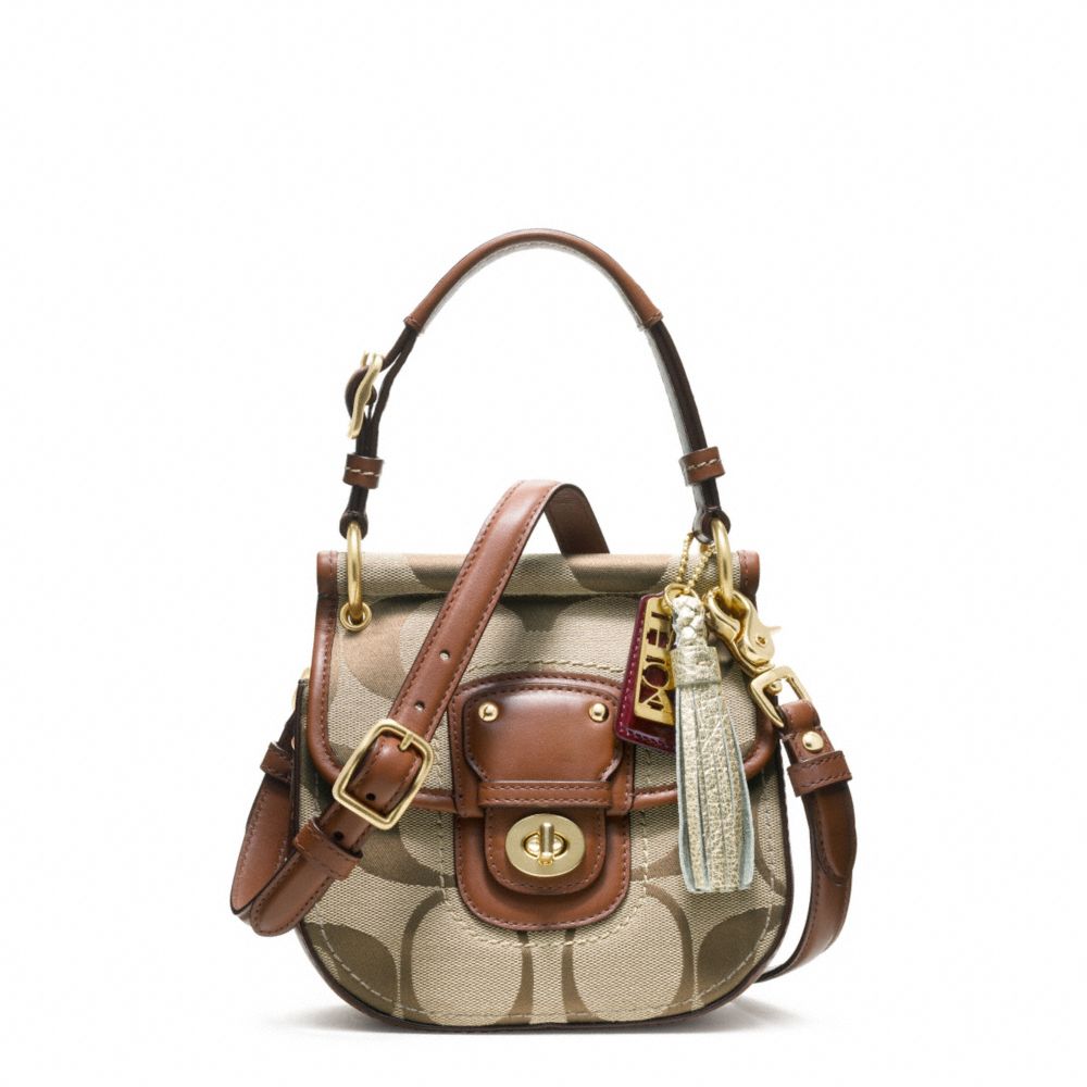 COACH SIGNATURE MINI NEW WILLIS - ONE COLOR - F22063