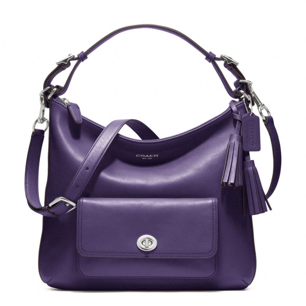 COACH LEATHER COURTENAY HOBO - ONE COLOR - F22381