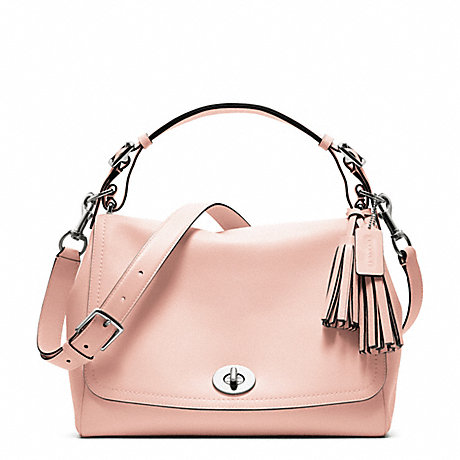 COACH LEATHER ROMY TOP HANDLE - SILVER/BLUSH - f22383