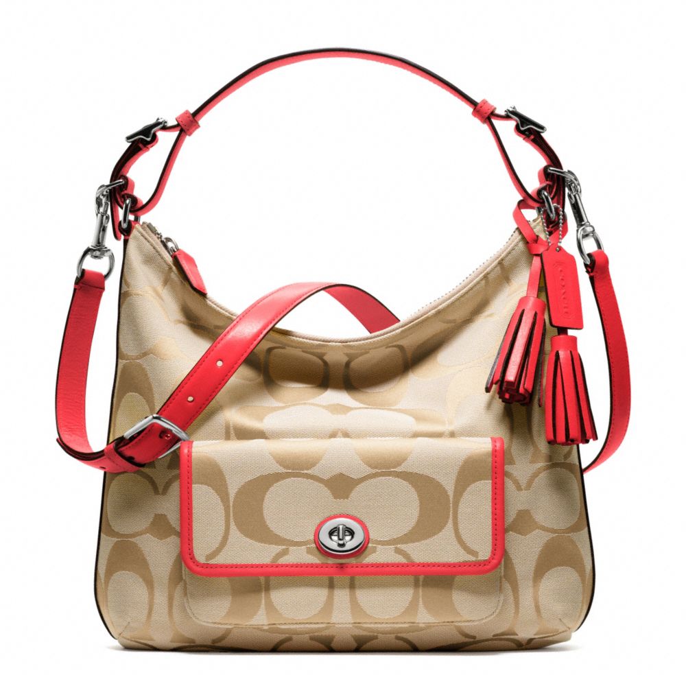 COACH SIGNATURE COURTENAY HOBO - ONE COLOR - F22392