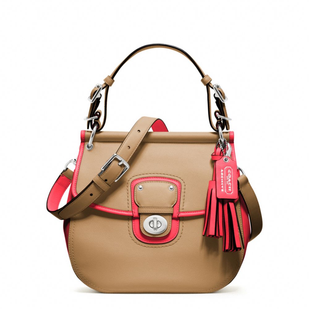 COACH ARCHIVAL TWO TONE LEATHER WILLIS - ONE COLOR - F22409