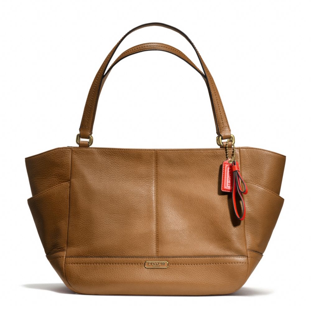 COACH PARK LEATHER CARRIE - BRASS/BRITISH TAN - F23284