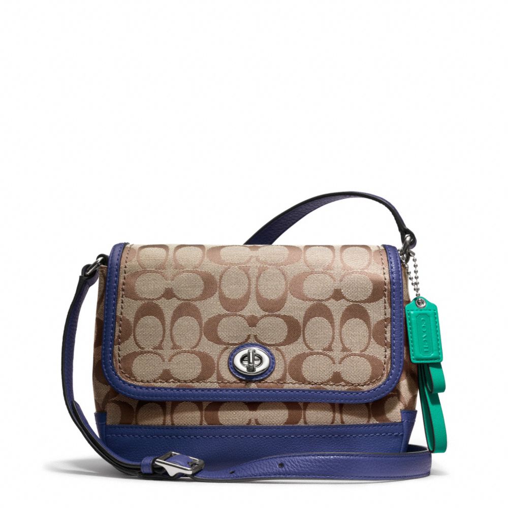 PARK SIGNATURE VIOLET - COACH f23286 - SILVER/KHAKI/FRENCH BLUE