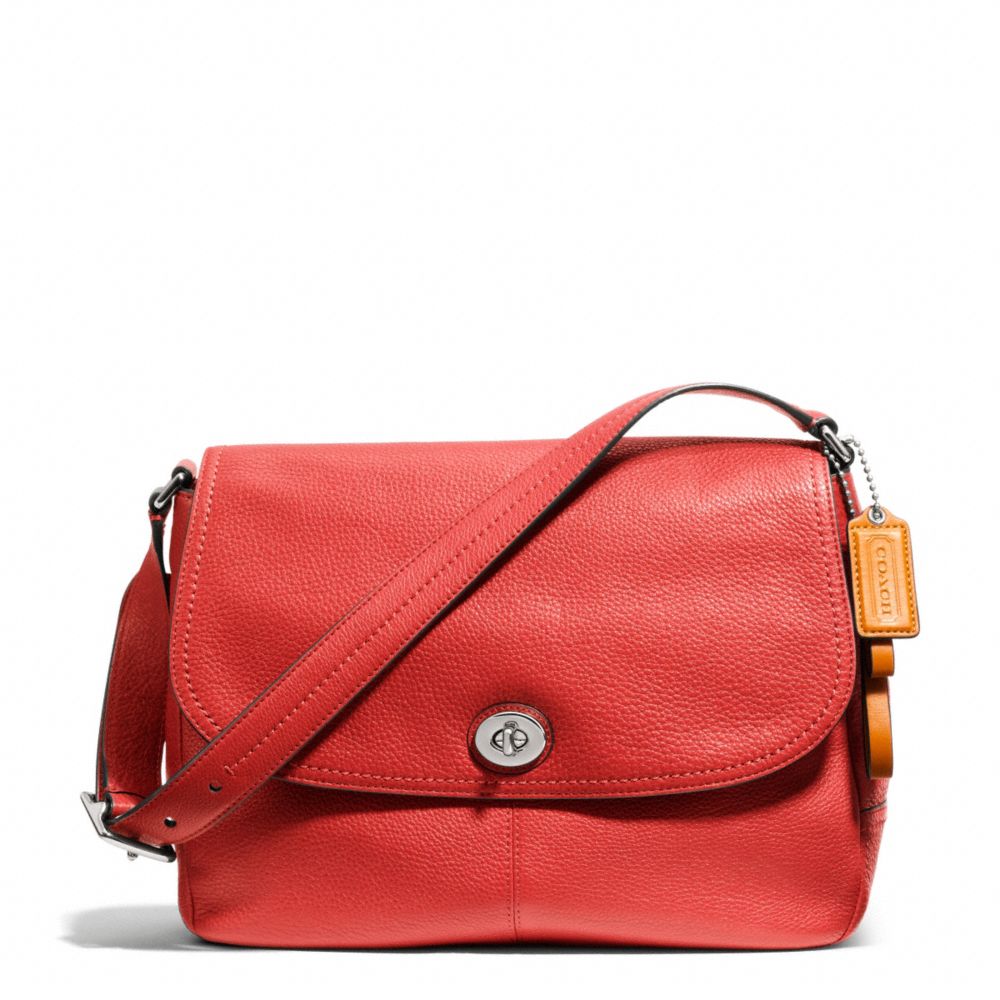 PARK LEATHER FLAP BAG - COACH f23288 - 17346