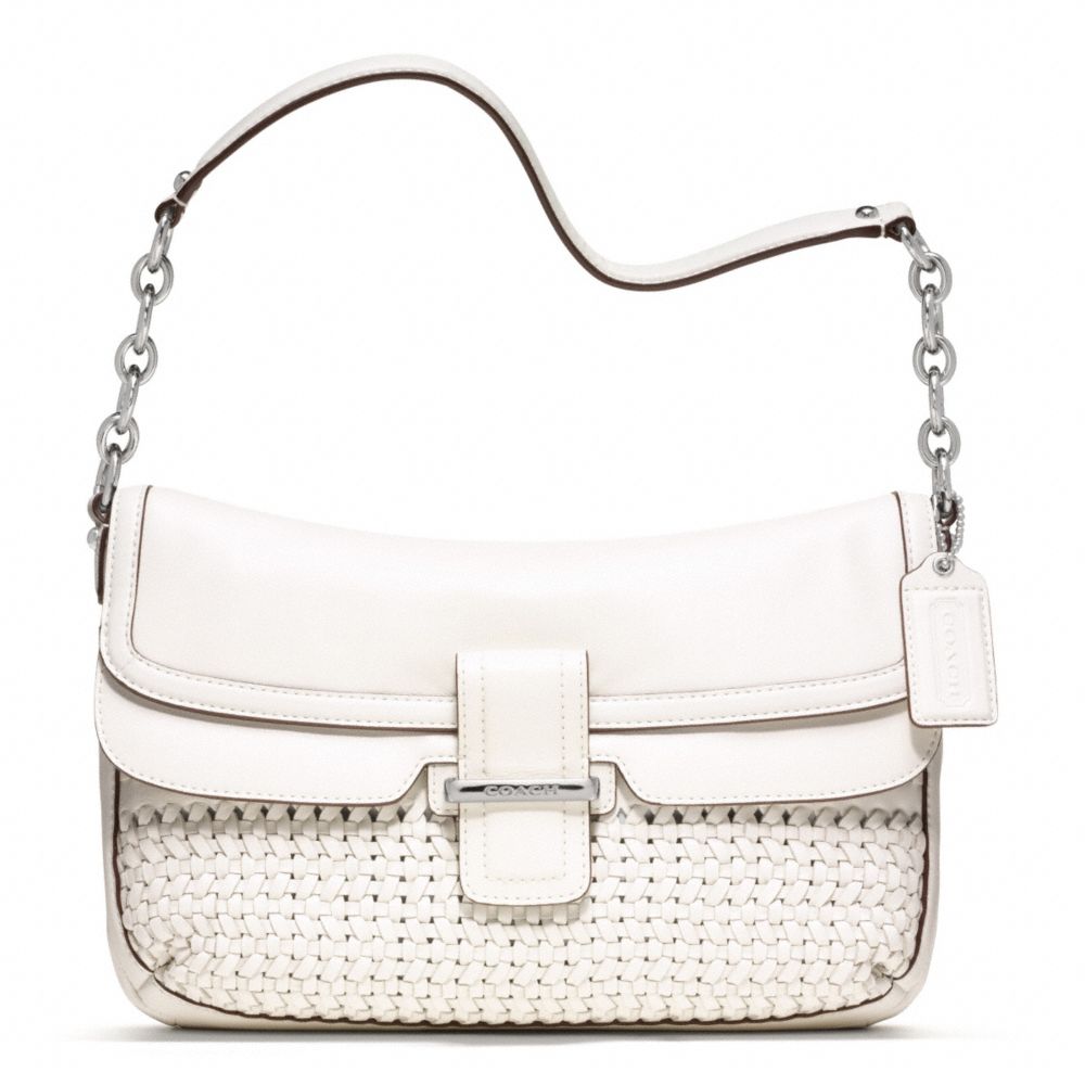 COACH MADISON WOVEN FLAP - ONE COLOR - F23343