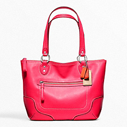 COACH POPPY LEATHER SMALL TOTE - ONE COLOR - F23441
